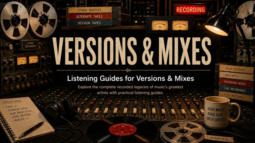 Versions & Mixes listening guides by MERIDIAN Music Archives