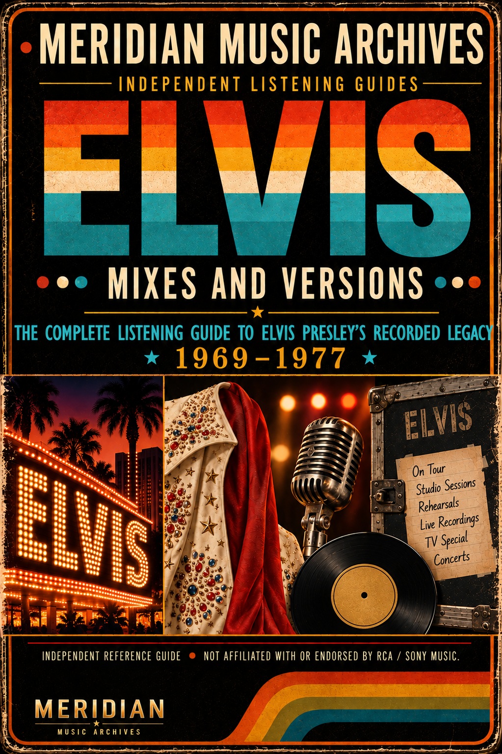 Elvis Presley Mix & Version Archive listening guide 1969-1977 by Meridian Music Archives